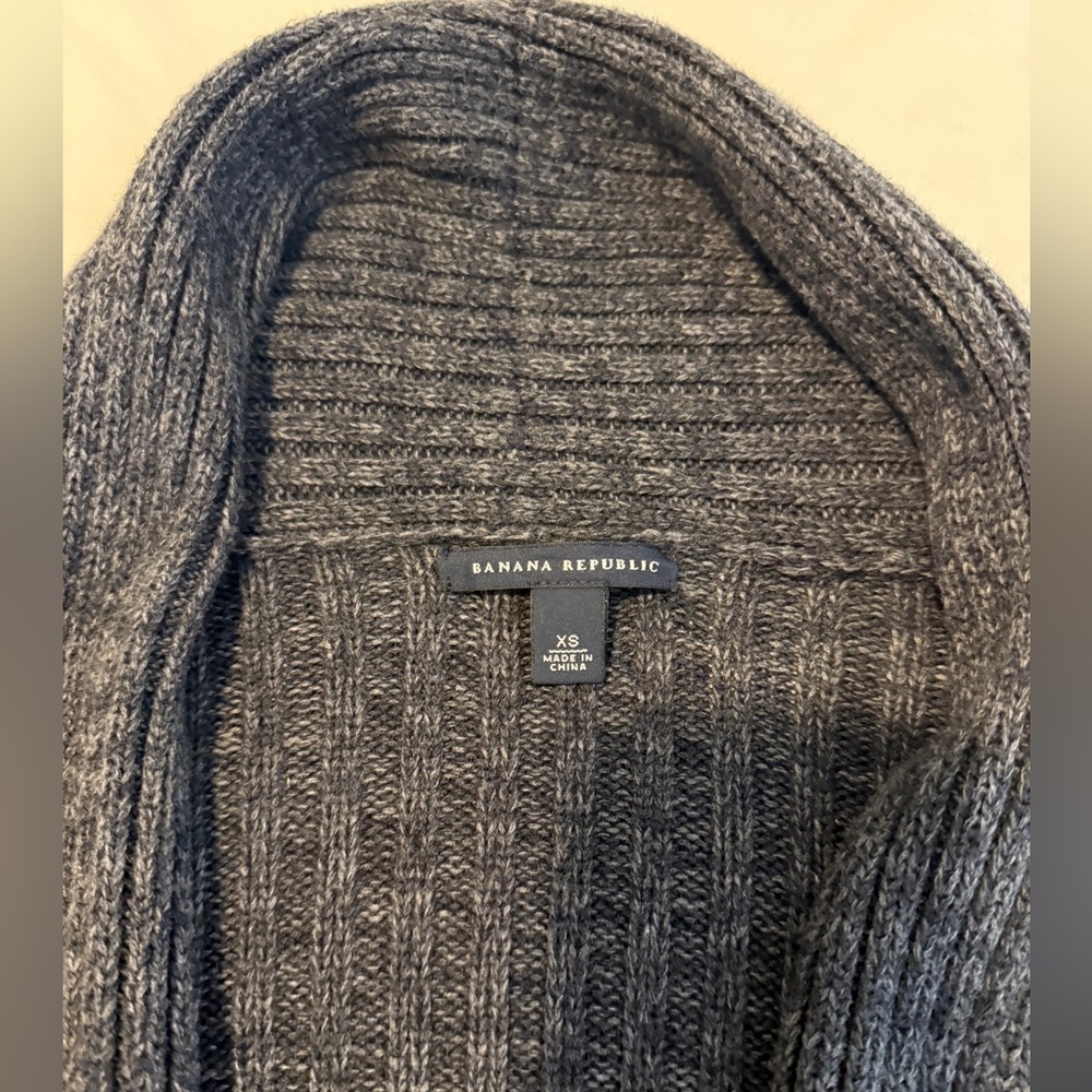 Banana Republic Women Grey Sweater cardigan - Picture 5 of 7